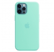 Изображение Чехол для iPhone 12 Pro Max Silicone Case цвета зеленого яблока