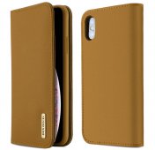 Изображение Коричневый чехол-книжка для iPhone X/XS Dux Ducis Wish Series