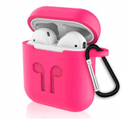 Изображение Ярко-розовый силиконовый чехол для Apple AirPods DOITOP