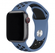 Изображение Ремешок для Apple Watch 38/40/41 mm Perforated Sport Band Sapphire/Black