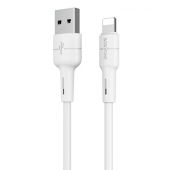 Изображение Кабель Lightning/USB Borofone BX30 Silicone 1m White