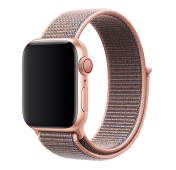 Изображение Пудровый нейлоновый ремешок на липучке для Apple Watch 42/44 mm