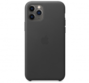 Изображение Чехол для iPhone 11 Pro Leather Case кожаный черный