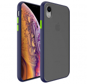 Изображение Чехол для iPhone XR Shockproof Grey/Blue