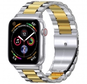 Изображение Металлический ремешок для Apple Watch 42/44mm Steel Bead Silver / Gold