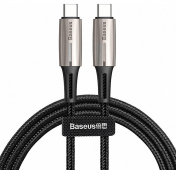 Изображение Черный кабель USB Type C/USB Type C Baseus Water Drop 2m