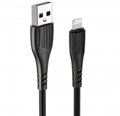 Изображение Кабель Lightning/USB Borofone BX37 Wieldy 1m Black