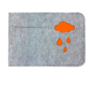 Изображение Серый фетровый чехол для Macbook 12 Cloud Orange