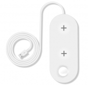 Изображение Белое беспроводное зарядное устройство для iPhone, Apple Watch, Airpods Devia Mini AirPower