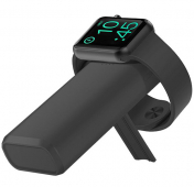 Изображение Черное портативное зарядное устройство для Apple Watch COTEetCI Fast Charging 5200 mAh