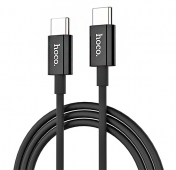 Изображение Черный кабель USB Type C/USB Type C Hoco X23 3A 1m