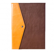 Изображение Коричневый кожаный чехол-книжка для iPad Air/9.7 2017/2018 Zenus Envelope Folio