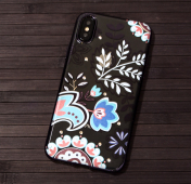 Изображение Силиконовый чехол для iPhone X/XS Devia Crystal Blossom Black