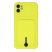 Цвет изображения Чехол для iPhone 11 с отделением для карт Button Card Case неоново-желтый