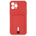 Цвет изображения Чехол для iPhone 12 Pro с отделением для карт Button Card Case красный