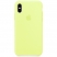 Цвет изображения Лимонный силиконовый чехол для iPhone X/XS Silicone Case
