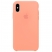 Цвет изображения Абрикосовый силиконовый чехол для iPhone XS Max Silicone Case