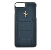 Изображение Кожаный чехол-накладка для iPhone 7/8 Plus Ferrari Blue