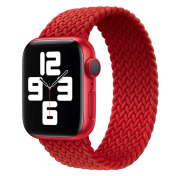 Изображение Плетёный монобраслет для Apple Watch 38/40/41 mm красный (145 мм)