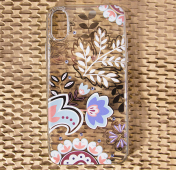 Изображение Силиконовый чехол для iPhone X/XS Devia Crystal Blossom Silver