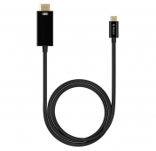 Изображение Черный кабель USB Type-C/HDMI 4K Deppa 1.8m
