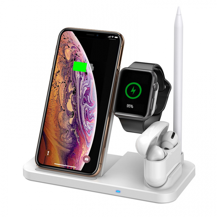 Купить Зарядная станция 4 в 1 FastCharger W30 для устройств Apple ...