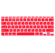 Изображение Красная силиконовая накладка на клавиатуру для Macbook Air 11 (US)