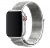 Изображение Молочный нейлоновый ремешок на липучке для Apple Watch 42/44 mm