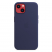 Цвет изображения Чехол для iPhone 13 Leather Case Magsafe Dark Blue