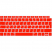 Цвет изображения Красная силиконовая накладка на клавиатуру для Macbook Air 13 2018 – 2019 (Rus/Eu)