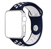 Изображение Ремешок Apple Watch 42/44/45/49 mm Perforated Sport Band Blue/White