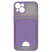 Цвет изображения Чехол для iPhone 13 с отделением для карт Bubble Slim Case аметистовый