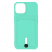 Цвет изображения Чехол для iPhone 14 Plus с отделением для карт Button Card Case бирюзовый