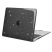 Цвет изображения Чехол для Macbook Air 13 2020-2018 A1932, A2179, A2337 M1, Hard Shell Case Черная с блестками