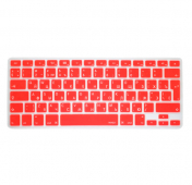 Изображение Красная силиконовая накладка на клавиатуру для Macbook Air/Pro 13/15 (Rus/Eu)