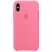 Цвет изображения Ярко-розовый силиконовый чехол для iPhone X/XS Silicone Case