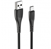 Изображение Кабель Type-c/USB Borofone BX37 Wieldy 1m Black