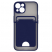 Цвет изображения Чехол для iPhone 13 с отделением для карт Bubble Slim Case темно-синий