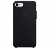 Изображение Черный силиконовый чехол для iPhone 8/7 Silicone Case