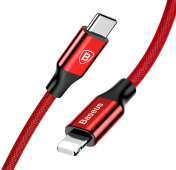 Изображение Красный кабель Type-C/Lightning Baseus Yiven Series 1m
