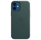 Изображение Чехол для iPhone 12 mini Leather Case Magsafe кожаный зеленый