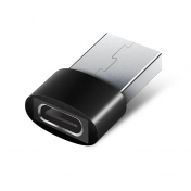 Изображение Переходник P22 OTG USB/ USB Type-C Black