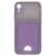 Цвет изображения Чехол для iPhone XR с отделением для карт Bubble Slim Case аметистовый