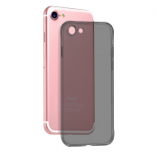 Изображение Черный силиконовый чехол для iPhone SE/7/8 Transparent Brauffen Case