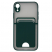 Цвет изображения Чехол для iPhone XR с отделением для карт Bubble Slim Case темно-зеленый