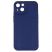Цвет изображения Силиконовый чехол для iPhone 14 с защитой для камеры Looklike синий под кожу