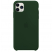 Цвет изображения Чехол для iPhone 11 Pro Silicone Case силиконовый  темно-зеленый