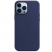 Цвет изображения Чехол для iPhone 13 Pro Max Leather Case Magsafe Dark Blue