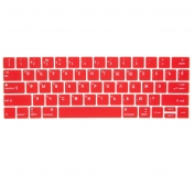 Изображение Красная силиконовая накладка на клавиатуру для Macbook Pro 13/15 2016 – 2019 с Touch Bar (US)