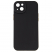 Цвет изображения Силиконовый чехол для iPhone 14 с защитой для камеры Looklike черный под кожу